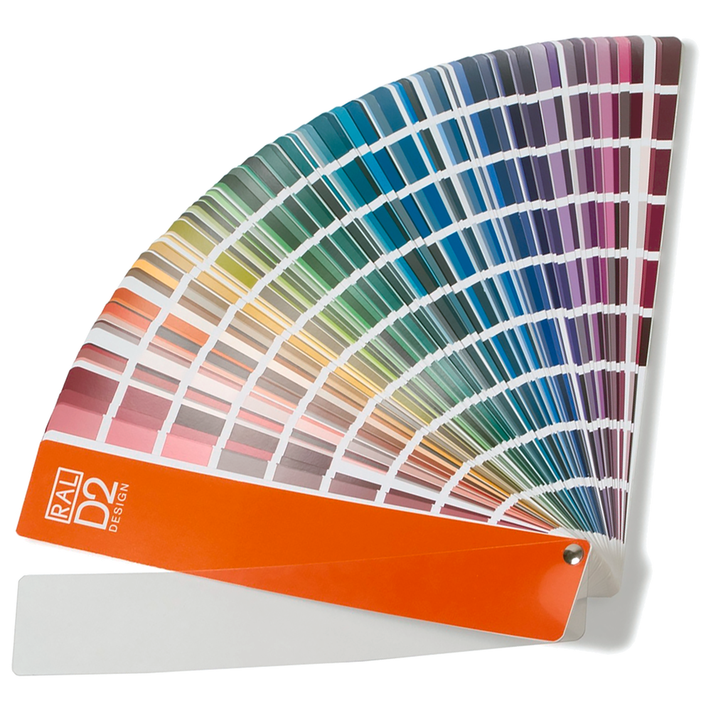 Abanico de colores RAL D2 acabado semimate