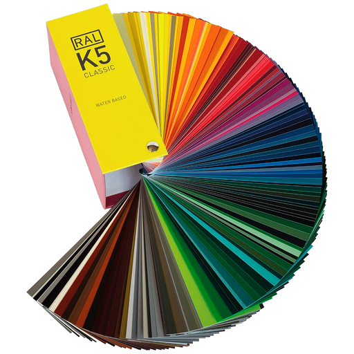 Abanico de colores RAL-K5 acabado brillante