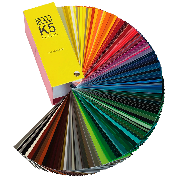 Abanico de colores RAL-K5 acabado brillante