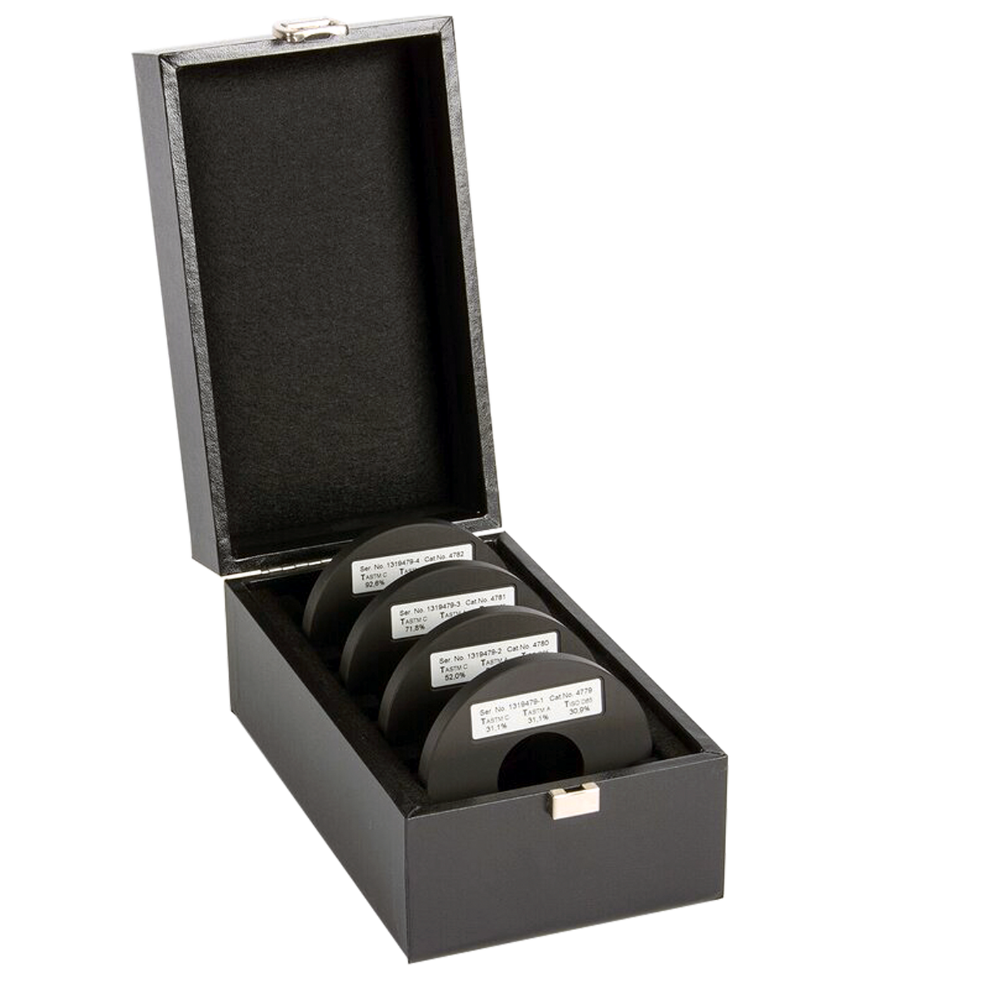 Set de estándares de transmitancia para Haze Gard i— Exacolor Laboratories