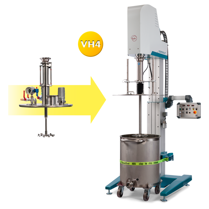 Sistema de dispersión al vacío VH4