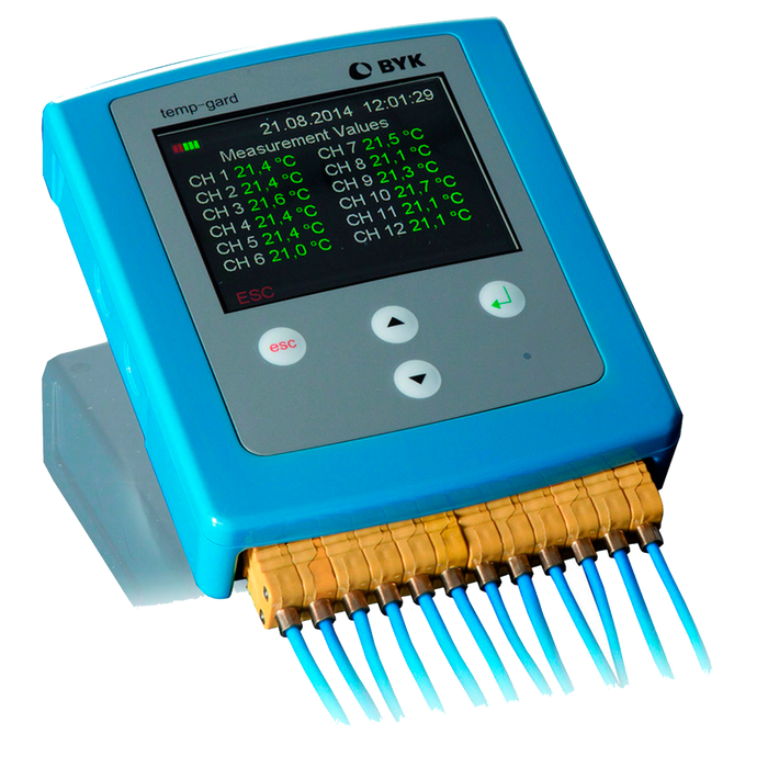 Temp-Gard Dual, 2 registradores, 24 sondas