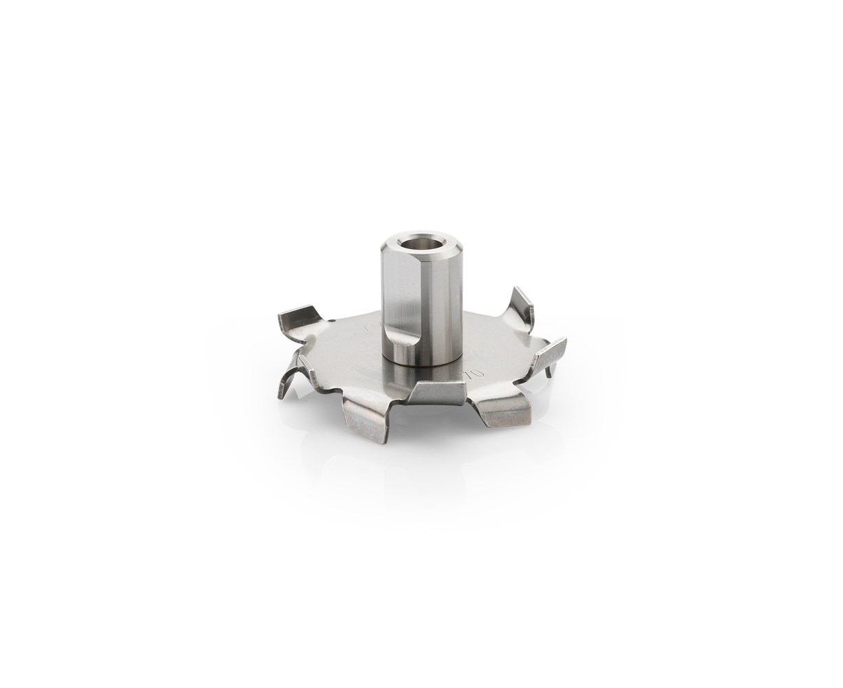 Discos de dispersión heavy duty con cubo + rosca hembra M8