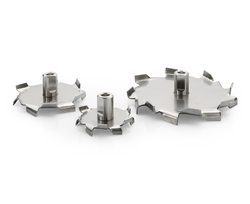 Discos de dispersión heavy duty con cubo + rosca hembra M8