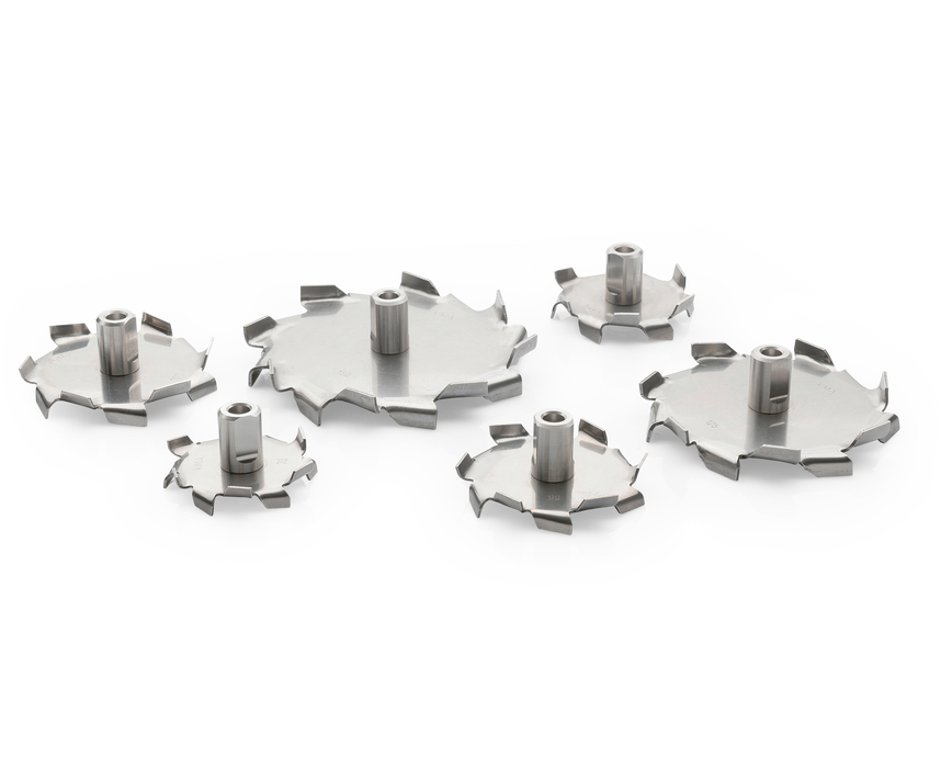 Discos de dispersión heavy duty con cubo + rosca hembra M8