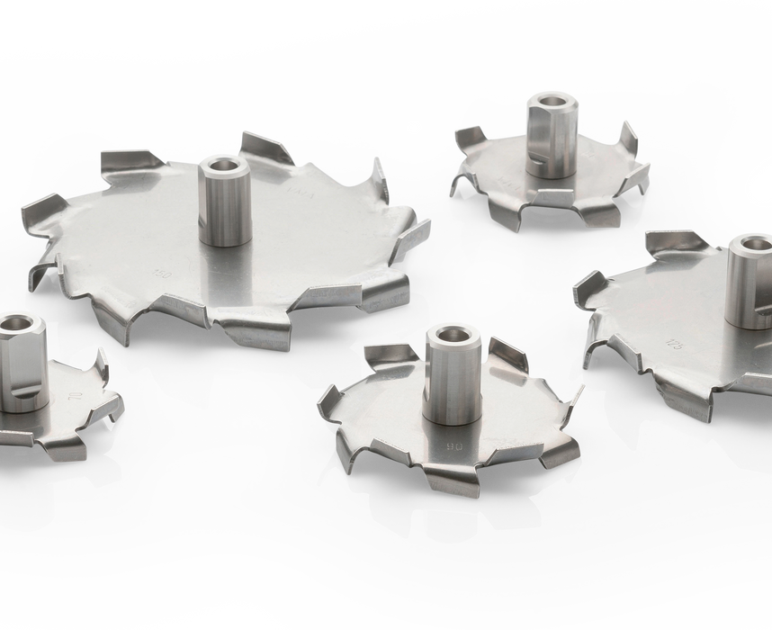 Discos de dispersión heavy duty con cubo + rosca hembra M8