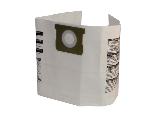 ShopVac - Bolsa de filtro de papel para depósitos metálicos