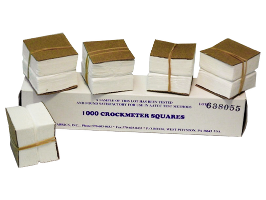 Paño Crockmeter, 2” x 2"