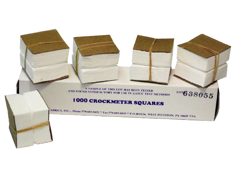 Paño Crockmeter, 2” x 2"