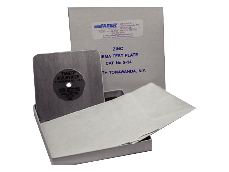 Placas de estandarización de zinc NEMA 17/32 S-34*1 (5 pzs)