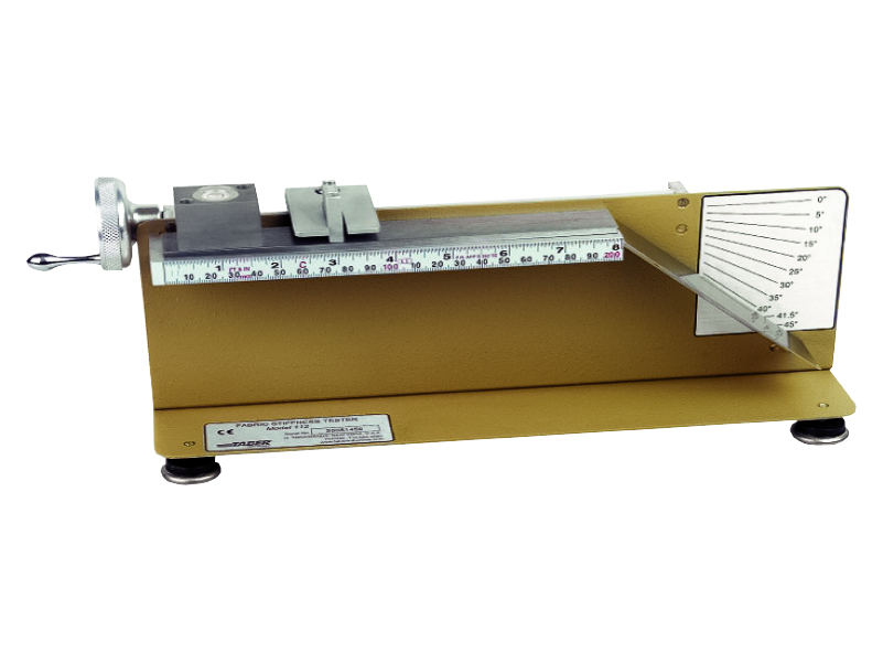 Aparato de prueba de rigidez para tejidos – Modelo 112 (con control de velocidad)
