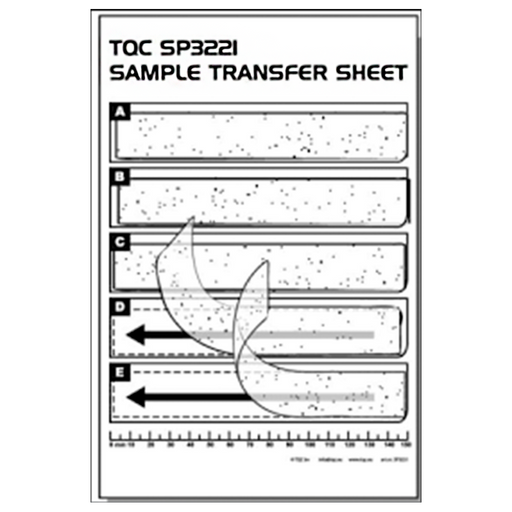 Hoja de transferencia de muestra SP3221 (juego de 10 piezas)