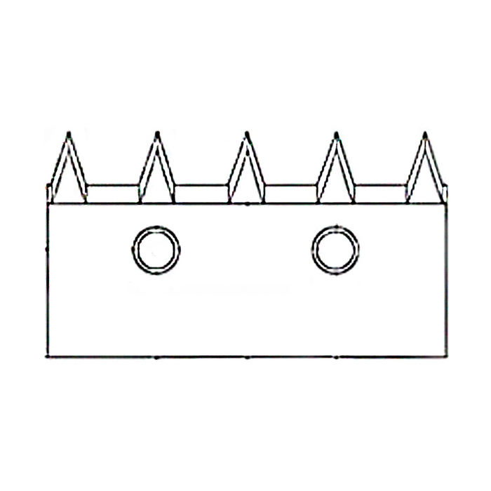 Recubrimientos gruesos (5.0mm de espacio) 5 Dientes