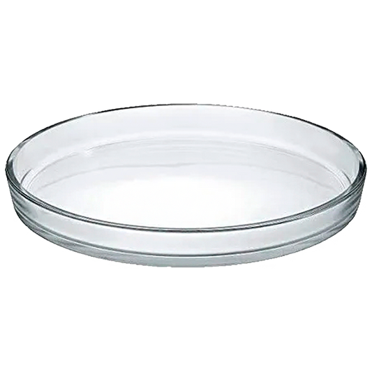 Plato de vidrio para muestra