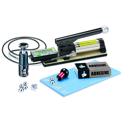Kit de prueba de adherencia de extracción manual PosiTest, con dollies de aluminio de 20 mm