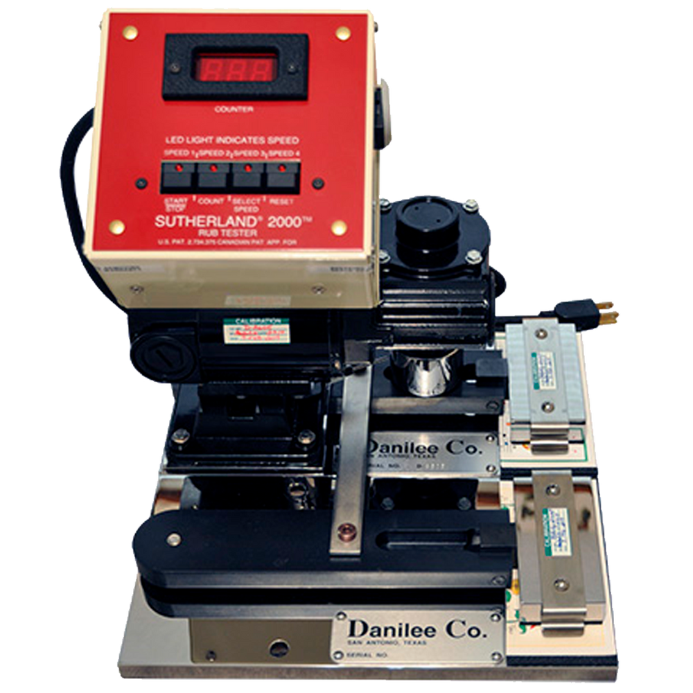 Probador de fricción de tinta dual Sutherland 2000 120V